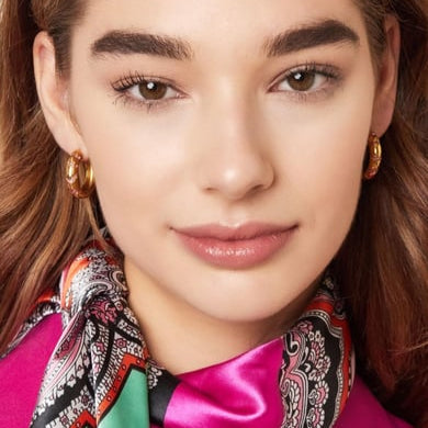 "Popular Pave Hoops" Creolen Ohrringe