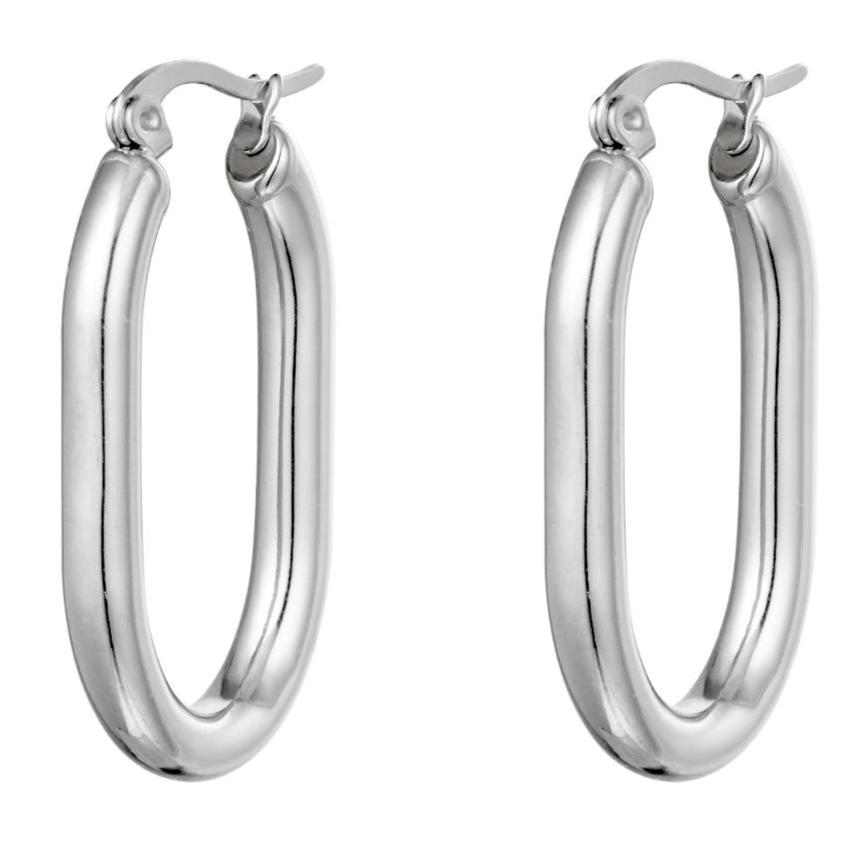 Earrings "Smooth Oval"