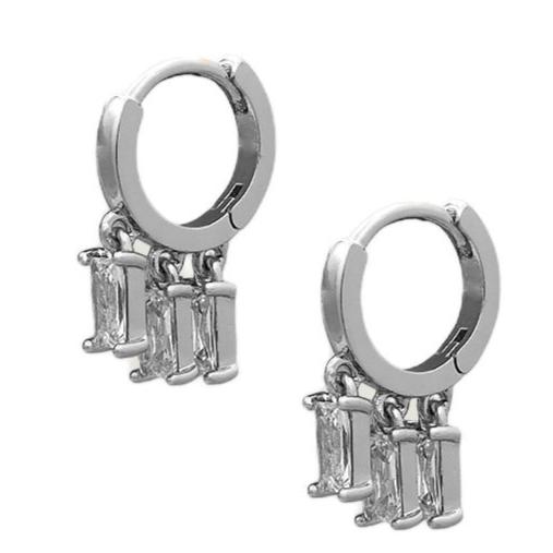 Hoop earrings with pendant "Shakira"