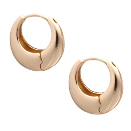 Hoop earrings "Abricotta"