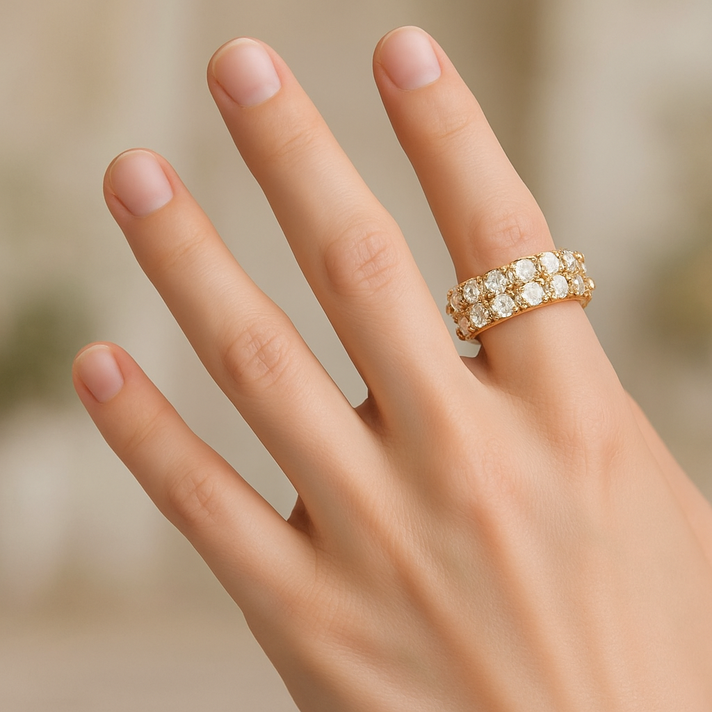"Golden Mirage" Ring