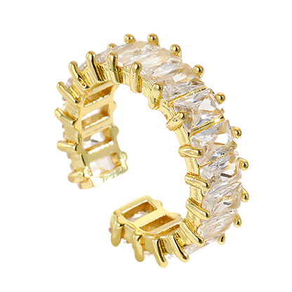 &quot;Passion Square&quot; verstellbarer Ring