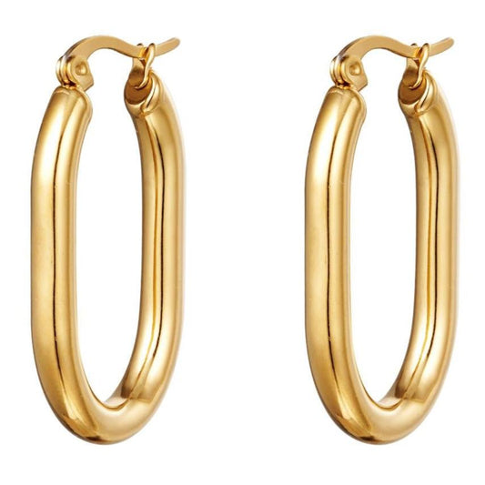 Earrings "Smooth Oval"