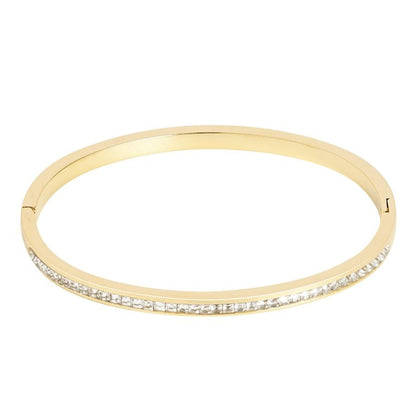 Armreifen &quot;Timeless&quot; mit Steinen 18K