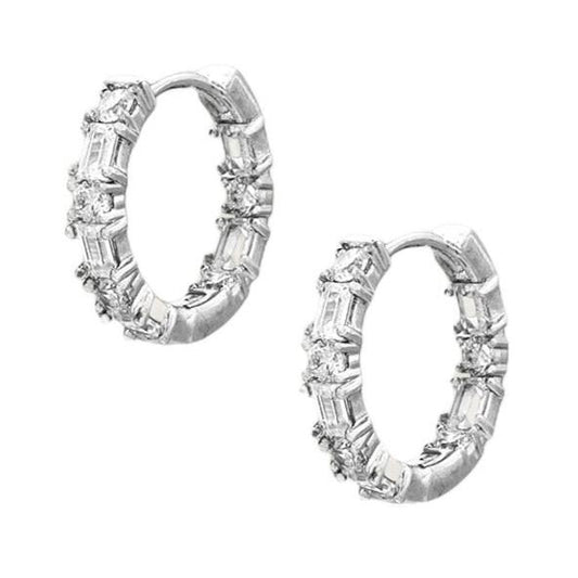 "Shine Hoop" earrings