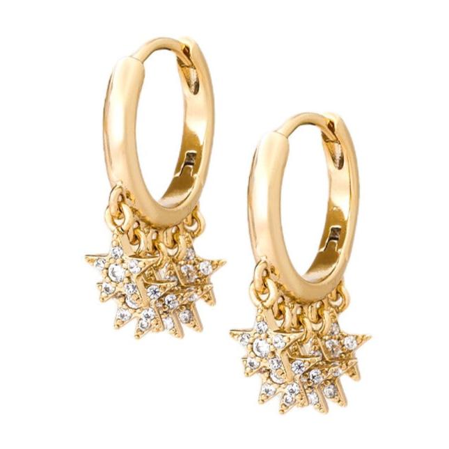 Earrings &quot;Baguette Stars&quot;
