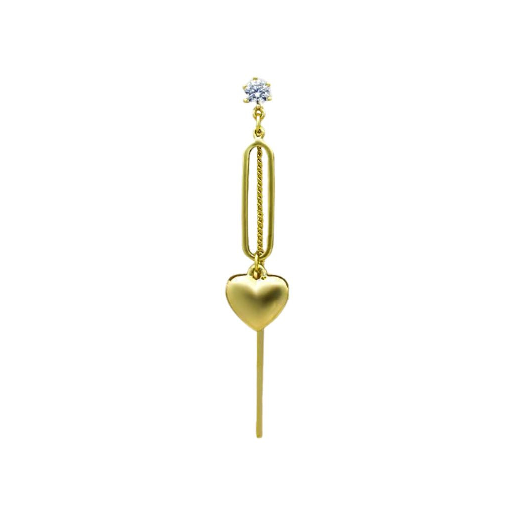 Heart earring &quot;Eros&quot;