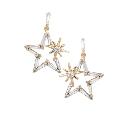 Earrings "like a Star"