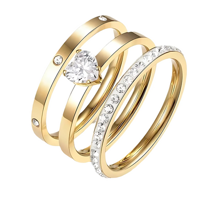 &quot;Lumina&quot; Ring aus drei Teilen