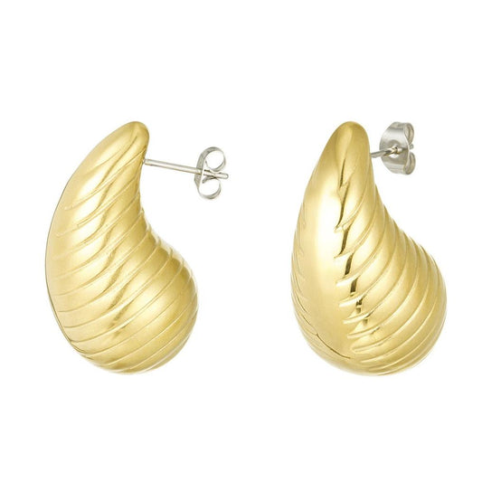 Earrings "structured drop"