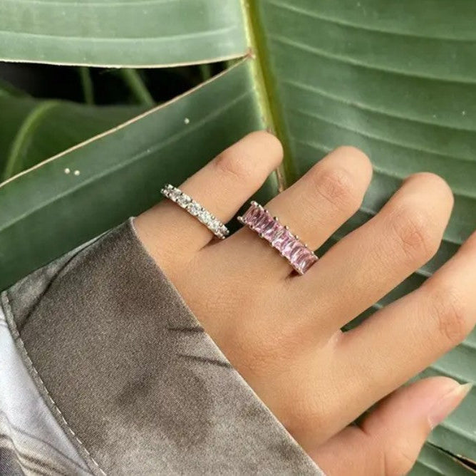 &quot;Passion Square&quot; verstellbarer Ring