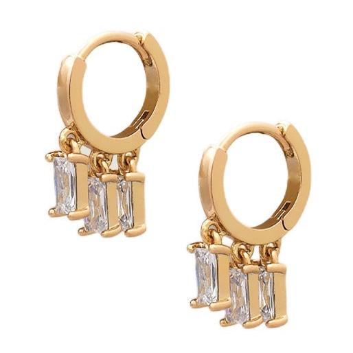 Hoop earrings with pendant "Shakira"