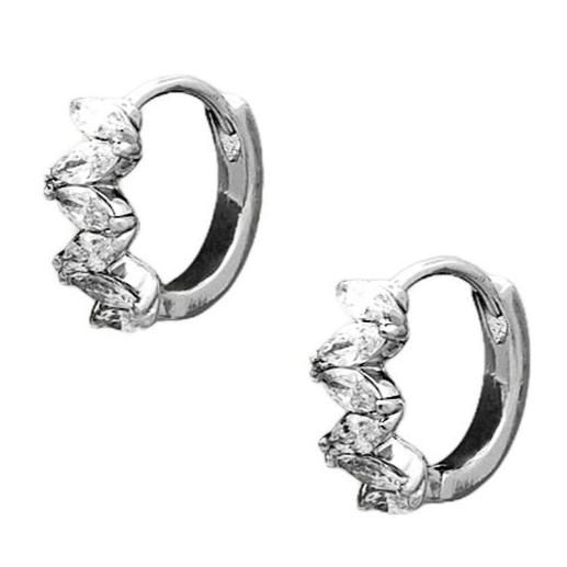 Hoop earrings &quot;gleam of light.&quot;