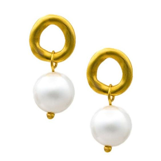 Earrings "June Pearl"