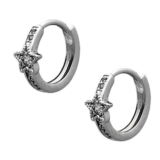 "Star" Hoop Earrings