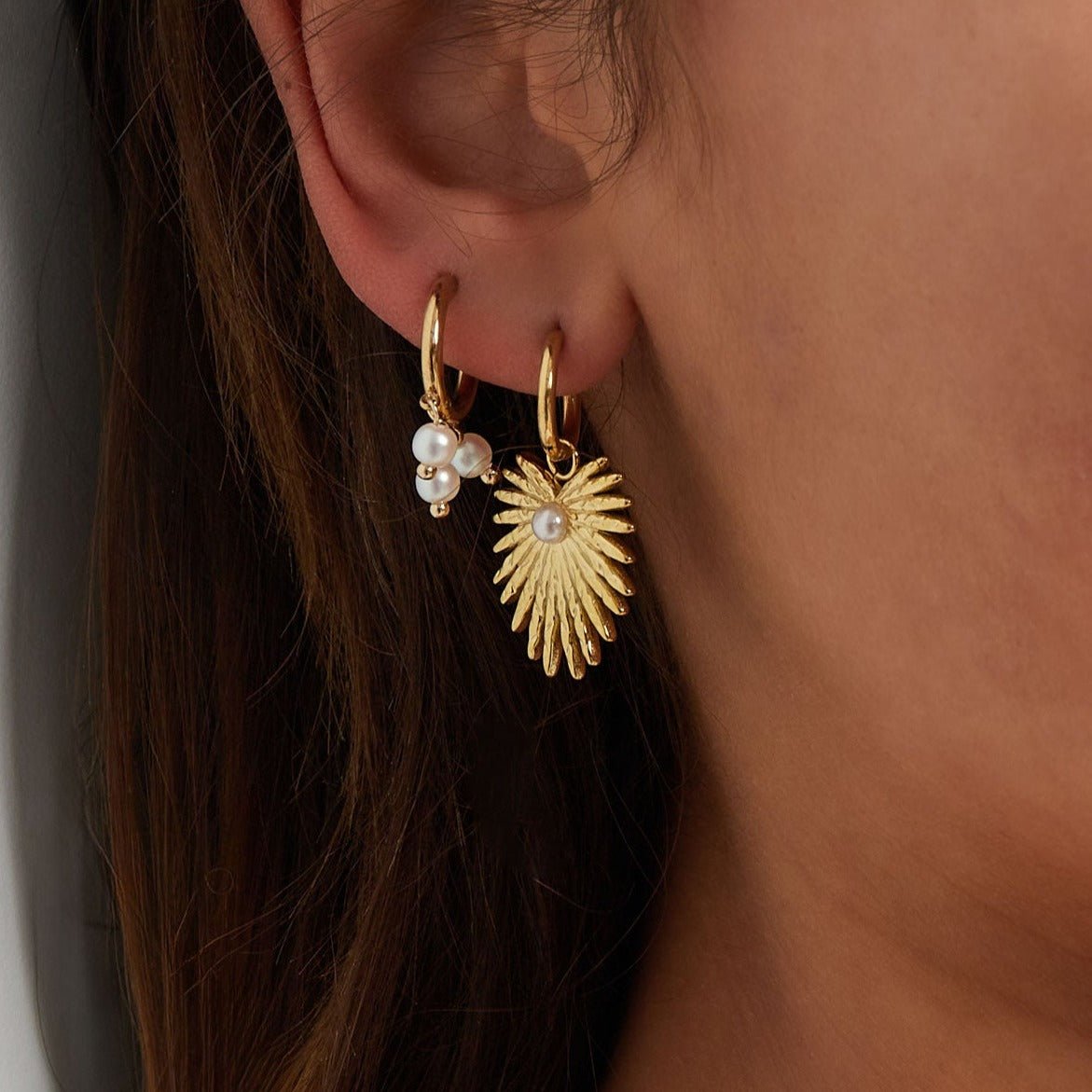 Ohrringe "Palm Pearl"